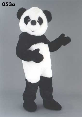 Mascotte verraste panda-321