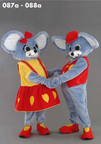 Mascotte muis man en vrouw-315