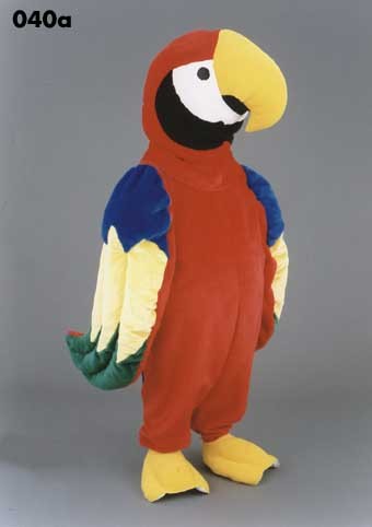 Mascotte vrolijke papegaai-30