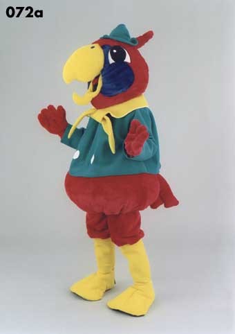 Mascotte vrolijke papegaai-30