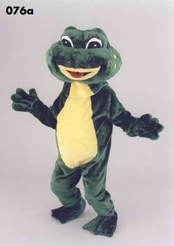 Mascotte groene kikker-30