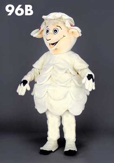 Mascotte wit schaap-30