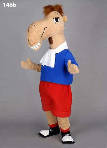 Mascotte gekleed paard-30