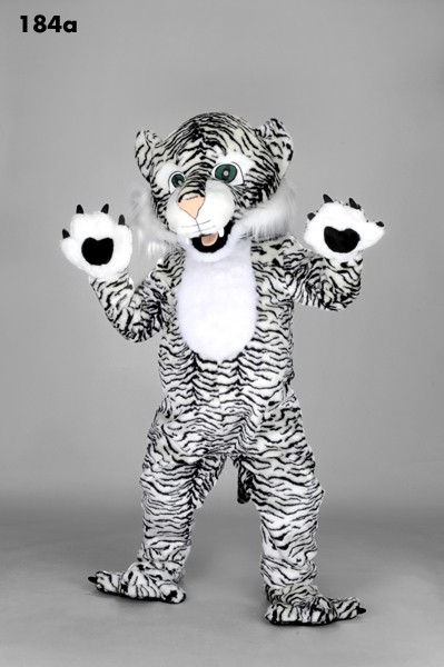 Mascotte zwart witte panter-30