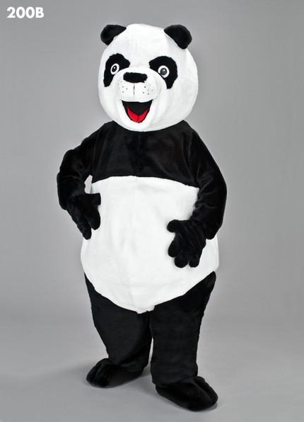 Mascotte lachende panda-30