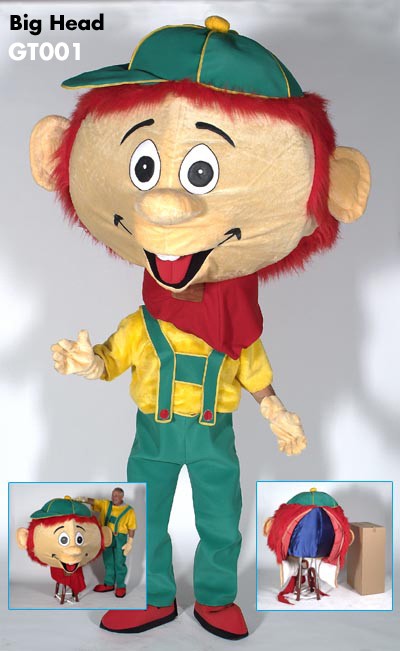Mascotte groot hoofd-30