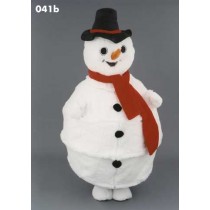 Mascotte aangeklede sneeuwpop-10