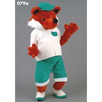 Mascotte roodbruine vos-10