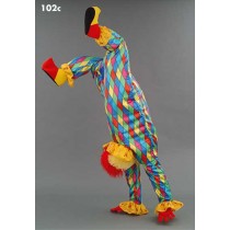 Mascotte clown in ruitjespak-10