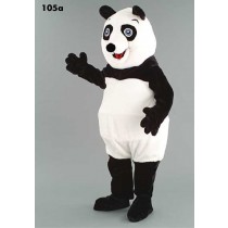 Mascotte panda met blauwe ogen-10