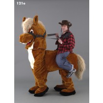 Mascotte man op paard-10
