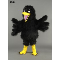 Mascotte zwarte vogel-10