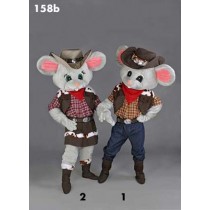 Mascotte cowboy muis-10