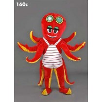 Mascotte rode octopus-10