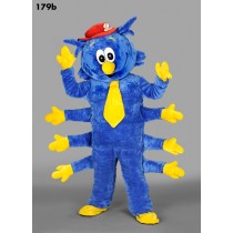 Mascotte blauwe duizendpoot-10