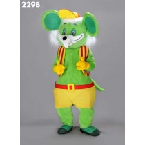 Mascotte groene muis-10