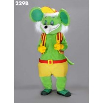 Mascotte groene muis-10